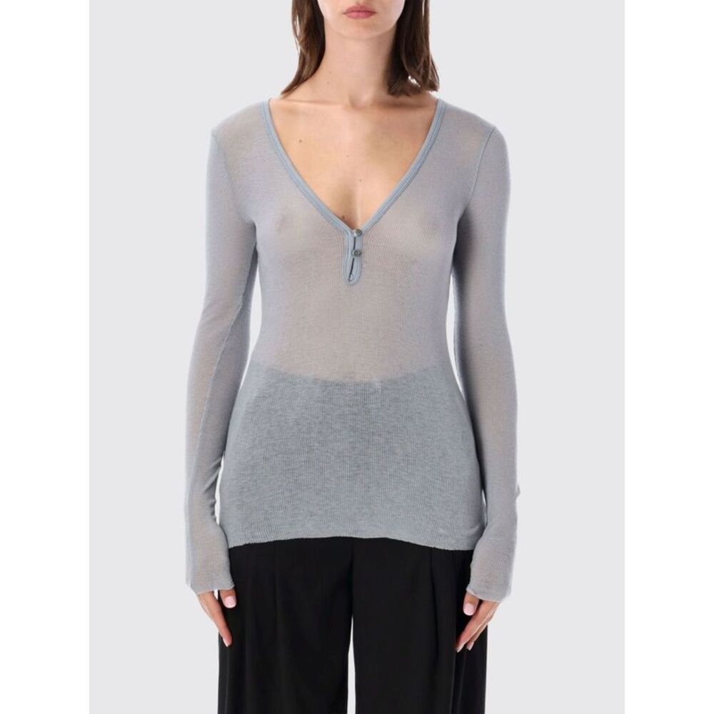 James Perse Women Slim Fit V-Neck Cardigan James Perse In Cotton And Cashmere